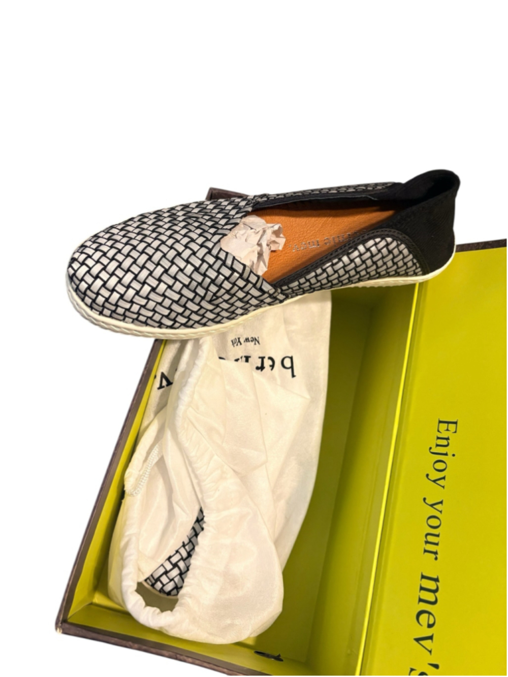 Bernie Mev "Beth" Woven Slip-on Sneakers Women's Size 37 (US 7)